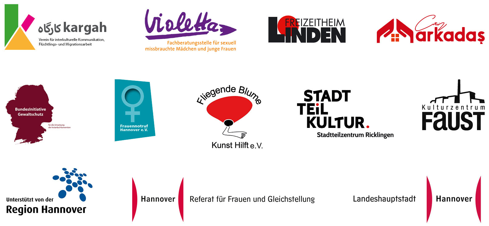 One Billion Rising Hannover Kooperationspartner*innen